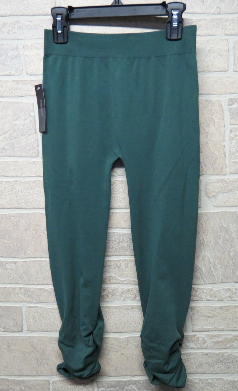 Bisou Bisou Green Leggings Size XS / S Stretchy, Thin, Crop w/Tags